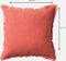 Dutch Decor BURTO - Sierkussen van gewassen katoen Coral 60x60 cm - Koraalroze - Inclusief binnenkussen