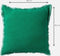 Dutch Decor BURTO - Sierkussen van gewassen katoen Emerald 60x60 cm - groen - Inclusief binnenkussen
