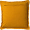 Dutch Decor BURTO - Sierkussen van gewassen katoen Golden Glow 60x60 cm - geel - Inclusief binnenkussen