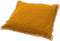Dutch Decor BURTO - Sierkussen van gewassen katoen Golden Glow 60x60 cm - geel - Inclusief binnenkussen