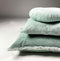 Dutch Decor BURTO - Sierkussen van gewassen katoen Jadeite 60x60 cm - groen - Inclusief binnenkussen