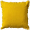 Dutch Decor BURTO - Sierkussen van gewassen katoen Lemon 60x60 cm - geel - Inclusief binnenkussen