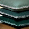 Dutch Decor BURTO - Sierkussen van gewassen katoen Mountain View 60x60 cm - groen - Inclusief binnenkussen
