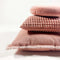 Dutch Decor BURTO - Sierkussen van gewassen katoen Muted Clay 60x60 cm - roze - Inclusief binnenkussen