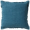 Dutch Decor BURTO - Sierkussen van gewassen katoen Provincial Blue 45x45 cm - Inclusief binnenkussen
