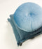 Dutch Decor BURTO - Sierkussen van gewassen katoen Provincial Blue 60x60 cm - blauw - Inclusief binnenkussen