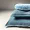 Dutch Decor BURTO - Sierkussen van gewassen katoen Provincial Blue 60x60 cm - blauw - Inclusief binnenkussen
