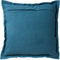 Dutch Decor BURTO - Sierkussen van gewassen katoen Provincial Blue 60x60 cm - blauw - Inclusief binnenkussen
