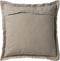 Dutch Decor BURTO - Sierkussen van gewassen katoen Pumice Stone 60x60 cm - beige - Inclusief binnenkussen