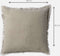 Dutch Decor BURTO - Sierkussen van gewassen katoen Pumice Stone 60x60 cm - beige - Inclusief binnenkussen