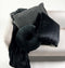 Dutch Decor BURTO - Sierkussen van gewassen katoen Raven 60x60 cm - zwart - Inclusief binnenkussen