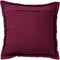 Dutch Decor BURTO - Sierkussen van gewassen katoen Red Plum 60x60 cm - roze - Inclusief binnenkussen