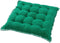 Dutch Decor - BURTO - Stoelkussen van gewassen katoen Emerald 40x40 cm - groen - Zitkussen
