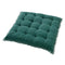 Dutch Decor - BURTO - Stoelkussen van gewassen katoen Sagebrush Green 40x40 cm - groen - Zitkussen