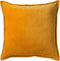 Dutch Decor CAITH - Kussenhoes 50x50 cm - 100% katoen velvet - Golden Glow - geel - met rits - zonder binnenkussen
