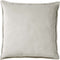 Dutch Decor CAITH - Kussenhoes 50x50 cm - 100% katoen velvet - Micro Chip - lichtgrijs - met rits - zonder binnenkussen