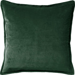 Dutch Decor CAITH - Kussenhoes 50x50 cm - 100% katoen velvet - Mountain View - donkergroen - met rits - zonder binnenkussen