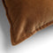Dutch Decor CAITH - Kussenhoes 50x50 cm - 100% katoen velvet - Tobacco Brown - bruin - met rits - zonder binnenkussen