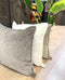 Dutch Decor CAITH - Kussenhoes 50x50cm - 100% katoen velvet - lekker zacht - Driftwood - taupe - met rits