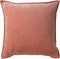 Dutch Decor CAITH - Sierkussen 50x50 cm - 100% katoen velvet - lekker zacht - Muted Clay - roze - Inclusief binnenkussen