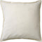 Dutch Decor CAITH - Sierkussen 50x50 cm - 100% katoen velvet - lekker zacht - Snow White - wit - Inclusief binnenkussen