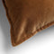 Dutch Decor CAITH - Sierkussen 50x50 cm - 100% katoen velvet - lekker zacht - Tobacco Brown - bruin - Inclusief binnenkussen