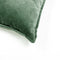 Dutch Decor CAITH - Sierkussen 50x50 cm - 100% katoen velvet - lekker zacht - Mountain View - donkergroen - Inclusief binnenkussen
