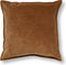 Dutch Decor CAITH - Sierkussen 50x50 cm - 100% katoen velvet - lekker zacht - Tobacco Brown - bruin - Inclusief binnenkussen