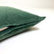 Dutch Decor CAITH - Sierkussen 50x50 cm - 100% katoen velvet - lekker zacht - Mountain View - donkergroen - Inclusief binnenkussen