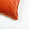 Dutch Decor CAITH - Sierkussen 50x50 cm - 100% katoen velvet - lekker zacht - Potters Clay - oranje / terracotta - Inclusief binnenkussen