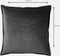 Dutch Decor CAITH - Sierkussen 50x50 cm - 100% katoen velvet - lekker zacht - Micro Chip - lichtgrijs - Inclusief binnenkussen