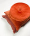 Dutch Decor CAITH - Sierkussen 50x50 cm - 100% katoen velvet - lekker zacht - Potters Clay - oranje / terracotta - Inclusief binnenkussen