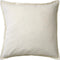 Dutch Decor CAITH - Sierkussen 50x50 cm - 100% katoen velvet - lekker zacht - Snow White - wit - Inclusief binnenkussen