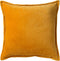 Dutch Decor CAITH - Sierkussen 50x50 cm - 100% katoen velvet - lekker zacht - Golden Glow - geel - Inclusief binnenkussen