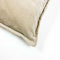 Dutch Decor CAITH - Sierkussen 50x50cm - 100% katoen velvet - lekker zacht - Pumice Stone - beige - Inclusief binnenkussen