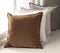 Dutch Decor CAITH - Sierkussen 50x50cm - 100% katoen velvet - lekker zacht - Pumice Stone - beige - Inclusief binnenkussen