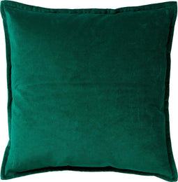 Dutch Decor CAITH - Sierkussen velvet 100% katoen 50x50 cm - Galapagos Green - groen - Inclusief binnenkussen