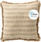 Dutch Decor CARLOS - Sierkussen 45x45 cm met kussenhoes van 50% recycled katoen - Natural - beige - Inclusief binnenkussen