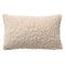 Dutch Decor - CARLYN - Sierkussen 30x50 cm – heerlijk zacht – met teddy krullen – Tofu - wit