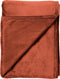 Dutch Decor - CHARLIE - Plaid 200x220 cm - extra grote fleece deken - effen kleur - Potters Clay - oranje terra