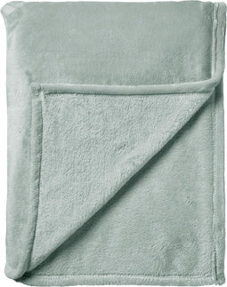 Dutch Decor - CHARLIE - Plaid 200x220 cm - extra grote fleece deken - effen kleur - Jadeite - groen