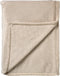 Dutch Decor - CHARLIE - Plaid 200x220 cm - extra grote fleece deken - effen kleur - Pumice Stone - beige