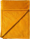 Dutch Decor - CHARLIE - Plaid 200x220 cm - extra grote fleece deken - effen kleur - Golden Glow - geel