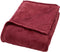 Dutch Decor - CHARLIE - Plaid 200x220 cm - extra grote fleece deken - effen kleur - Merlot - rood bordeaux