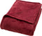 Dutch Decor - CHARLIE - Plaid 200x220 cm - extra grote fleece deken - effen kleur - Merlot - rood bordeaux