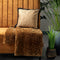 Dutch Decor CHEETA - Kussenhoes met dierenprint 45x45 cm Tobacco Brown - bruin - met rits - zonder binnenkussen