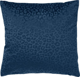 Dutch Decor CHESSY - Sierkussen met dierenprint 45x45 cm Insignia Blue - blauw - Inclusief binnenkussen