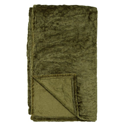 Dutch Decor - CHESTER - Plaid van fleece 150x200 cm Chive - groen