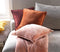 Dutch Decor CILLY - Kussenhoes fleece 45x45 cm - Merlot - rood - met rits - zonder binnenkussen