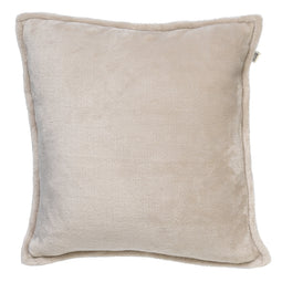 Dutch Decor - CILLY - Kussenhoes fleece 45x45 cm - Pumice Stone - beige